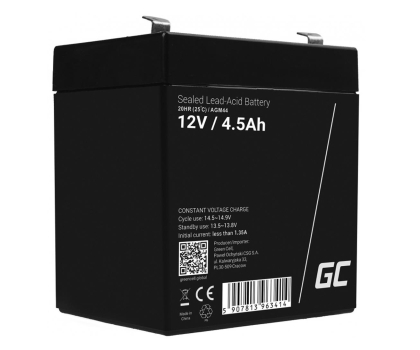 Akumulator AGM Green Cell Akumulator AGM 12V 4,5Ah